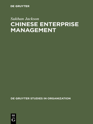 cover image of Chinese Enterprise Management